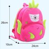 Vegetable Fruit Series Cartoon Plush Kids Backpack Children School Bags (Avocados) - Image 4
