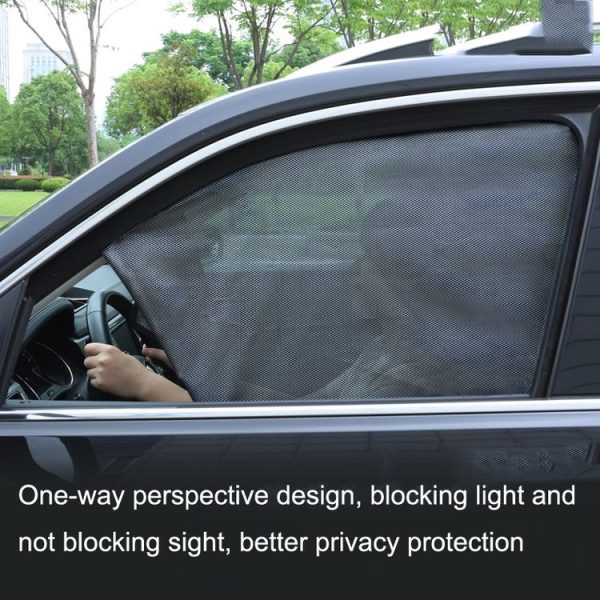 Car Sunshade Magnetic Iron Reflective Mesh Gauze Sunscreen Heat Insulation Sunshade Baffle (Front Window Driving) - Image 6