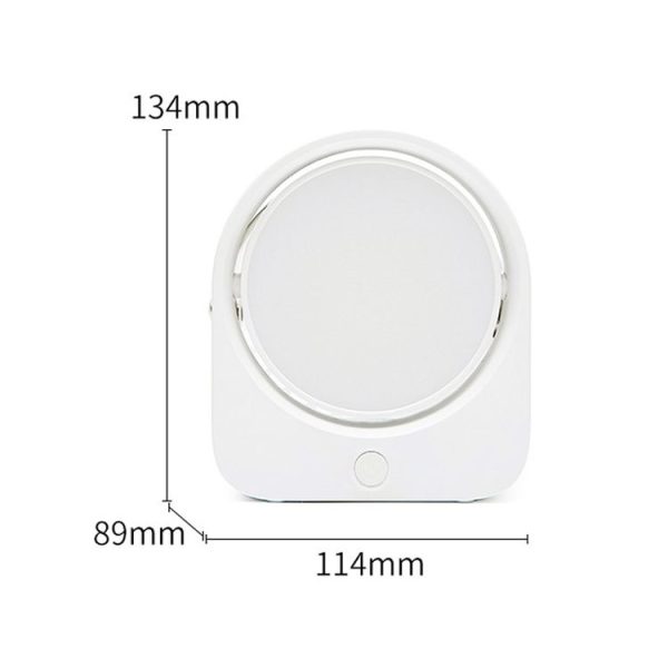 Eye-care Study Desk Lamp Dormitory Bedside Reading Rechargeable Clip-On Night Lamp (White) - Image 7