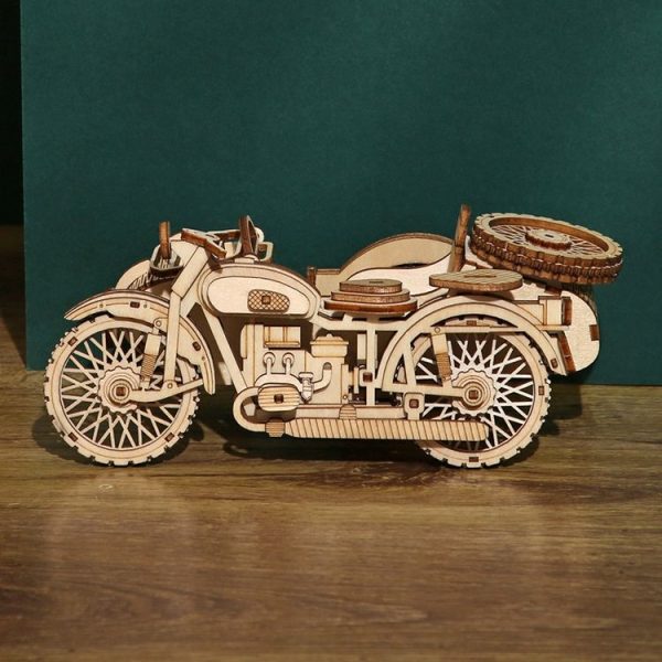 LG834 Tricycle Boat 3D Wooden Puzzle Educational Toys DIY Handmade Ornaments - Image 5