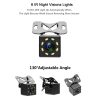 R0003 LED Fill Light External Reversing Video Camera HD Night Vision CCD Car Camera 12 Lights Camera (P System) - Image 4