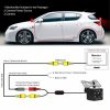 R0003 LED Fill Light External Reversing Video Camera HD Night Vision CCD Car Camera 12 Lights Camera (P System) - Image 5