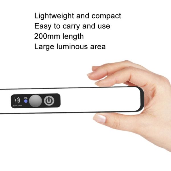 TX-200 Solar Landscape Waterproof Decoration Staircase Light Human Body Induction Lamp, Color: Black Shell White Light+Bracket - Image 7