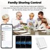 Tuya ZigBee Smart Single-fire Zero-fire Sharing Switch Phone Control Voice Panel EU Plug, Spec: 2 Buttons - Image 6