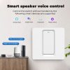 Tuya ZigBee Smart Single-fire Zero-fire Sharing Switch Phone Control Voice Panel EU Plug, Spec: 2 Buttons - Image 7