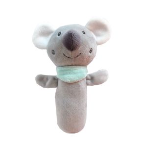 Baby Hand Rattles Toys Hand Grip Stick Newborn Soothing Toys, Style: Koala