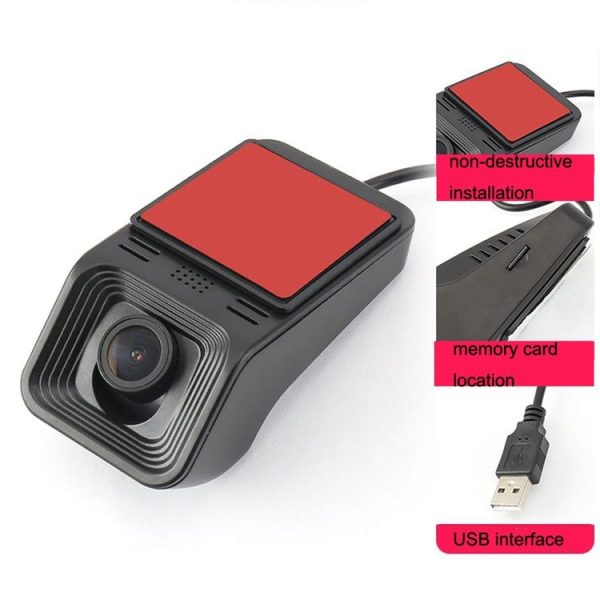 M9 Hidden Driving Recorder WiFi Phone Connecting Car Parking Monitoring 1080P HD Recorder (With Button+Parking Monitoring Line) - Image 3