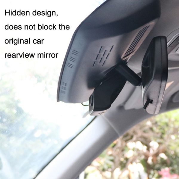 M9 Hidden Driving Recorder WiFi Phone Connecting Car Parking Monitoring 1080P HD Recorder (With Button+Parking Monitoring Line) - Image 7