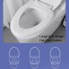 20pcs Paste Portable Waterproof Non-woven Disposable Toilet Seat Cover (White) - Image 3