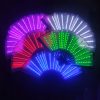 00021 LED Prom Lighting Folding Fan Bar Colorful Atmosphere Group Props, Color: Green - Image 2