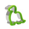 Stainless Steel Sandwiches Bread Cutting Model With Guards Fruits Vegetable Cookie Mould, Size: Large Dinosaur (Color Random Delivery)