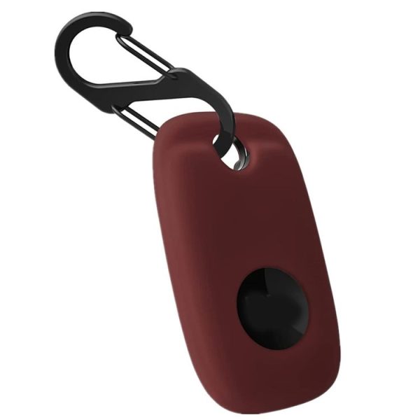 Tile Mate Pro Tracker Silicone Case One-piece Design Protective Cover (Wine Red)