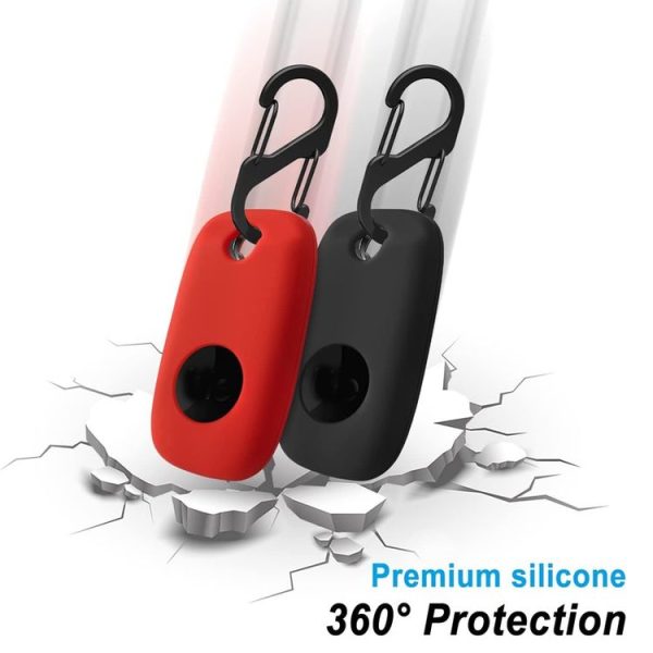 Tile Mate Pro Tracker Silicone Case One-piece Design Protective Cover (Wine Red) - Image 5