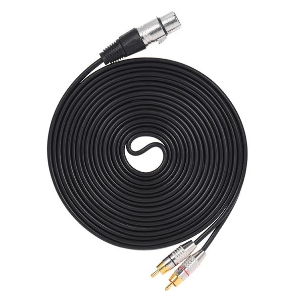 XLR Female To 2RCA Male Plug Stereo Audio Cable, Length: 1.5m - Image 6
