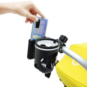 Baby Stroller Universal Cup Holder Adjustable Mount Bracket Mobile Phone Stander