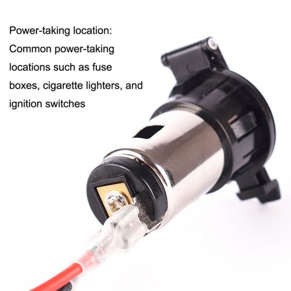 Car Cigarette Lighter Socket Waterproof Power Supply 120W / 250W Modification 12 / 24V Cigarette Lighter Mother Seat - Image 3