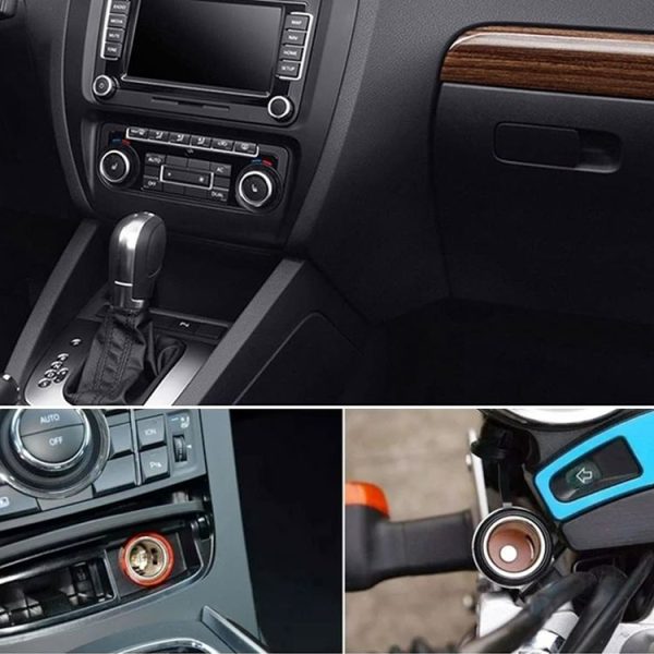 Car Cigarette Lighter Socket Waterproof Power Supply 120W / 250W Modification 12 / 24V Cigarette Lighter Mother Seat - Image 7