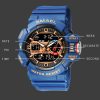SMAEL 8043 Multifunctional Dual Display Shockproof Outdoor Waterproof Sports Quartz Watch (White) - Image 3