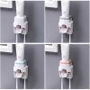 2pcs 2 In 1 Wall-mounted Automatic Toothpaste Squeezer Toothbrush Holder (Gray) - Image 2