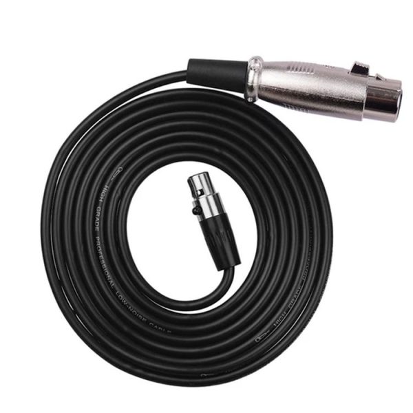 Xlrmini Caron Female To Mini Female Balancing Cable For 48V Sound Card Microphone Audio Cable, Length: 0.5m - Image 2