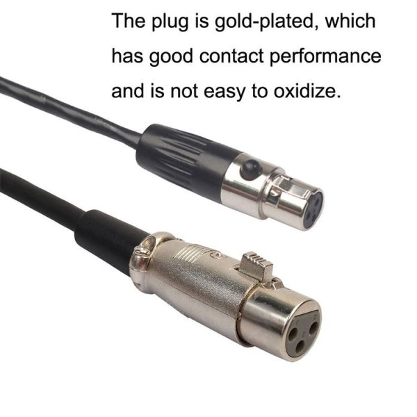 Xlrmini Caron Female To Mini Female Balancing Cable For 48V Sound Card Microphone Audio Cable, Length: 2m - Image 3