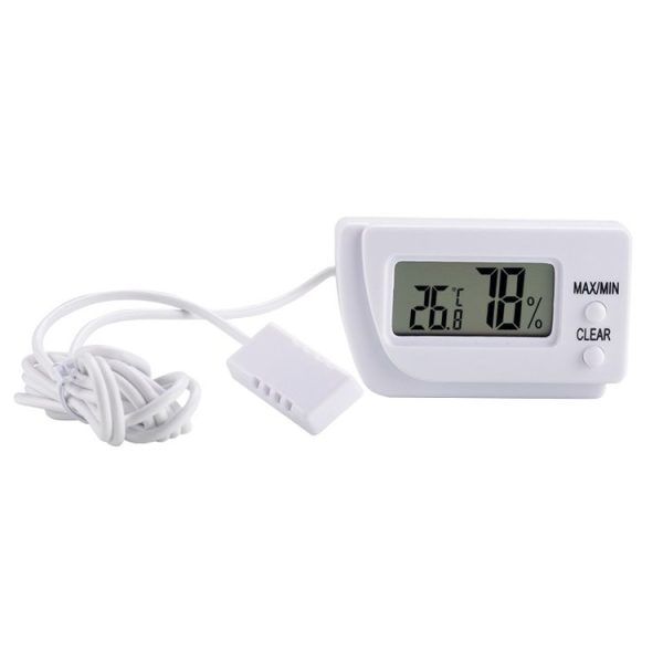 Pet Mini Electronic Temperature And Humidity Meter With Outdoor Sensing Line - Image 2