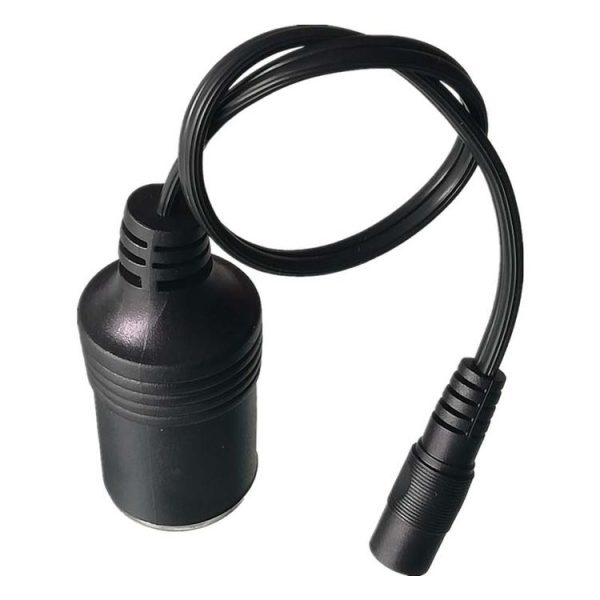 DC 5.5 x 2.1 mm Plug To Cigarette Lighter Mother Seat With DC Power Cord - Image 3