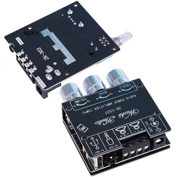 ZK-302T Mini Bluetooth 5.1 Receiving Audio Module With Power Amplifier Digital D Stereo Dual Channel - Image 5