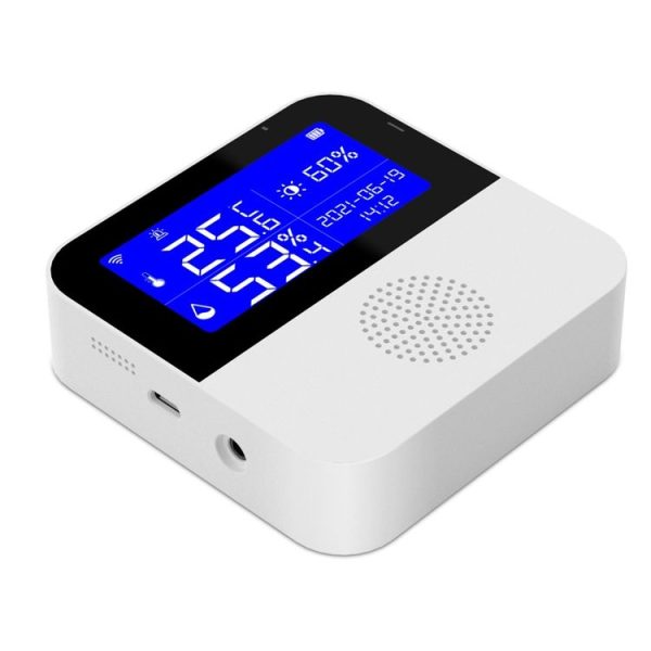 Tuya WIFI Temperature And Humidity Sensor With 2.9inch LCD Display, Spec: With Sensing Line - Image 2