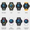 SMAEL 8082 Outdoor Waterproof Sports Multifunctional Luminous Timing Electronic Watch (White Colorful Blue powder) - Image 2
