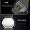 SMAEL 8082 Outdoor Waterproof Sports Multifunctional Luminous Timing Electronic Watch (White Colorful Blue powder) - Image 3