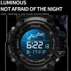 SMAEL 8082 Outdoor Waterproof Sports Multifunctional Luminous Timing Electronic Watch (White Colorful Blue powder) - Image 7