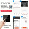 Tuya ZigBee Zero Firewire Touch Wall Remote Control Switch Light Control Voice Switch EU Plug, Style: 1 Gang (Black) - Image 10