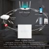 Tuya ZigBee Zero Firewire Touch Wall Remote Control Switch Light Control Voice Switch EU Plug, Style: 1 Gang (Black) - Image 9
