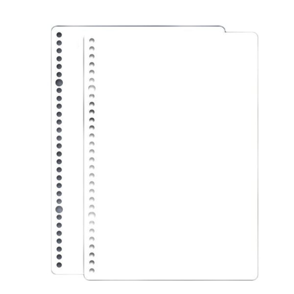 5sets Frosted Loose-Leaf Book Cover DIY Hand Book Cover, Size: B5 (White)