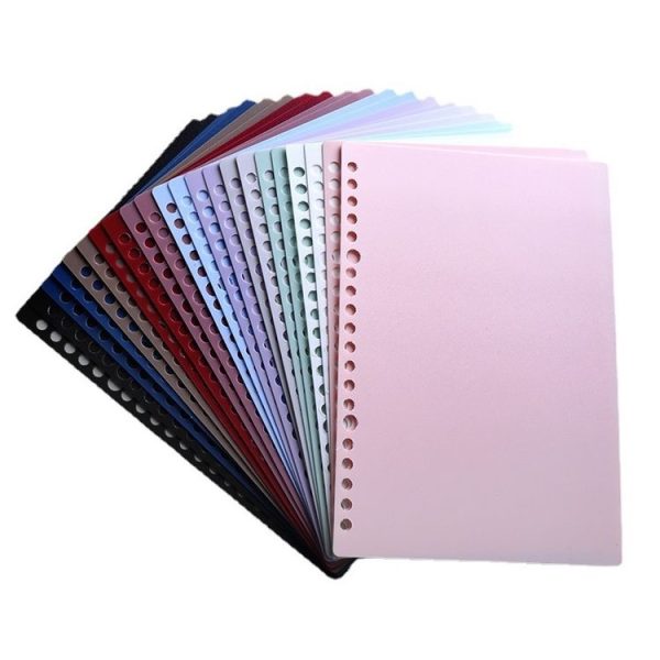 5sets Frosted Loose-Leaf Book Cover DIY Hand Book Cover, Size: B5 (White) - Image 2