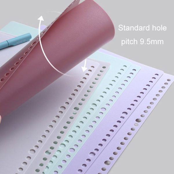 5sets Frosted Loose-Leaf Book Cover DIY Hand Book Cover, Size: B5 (White) - Image 5