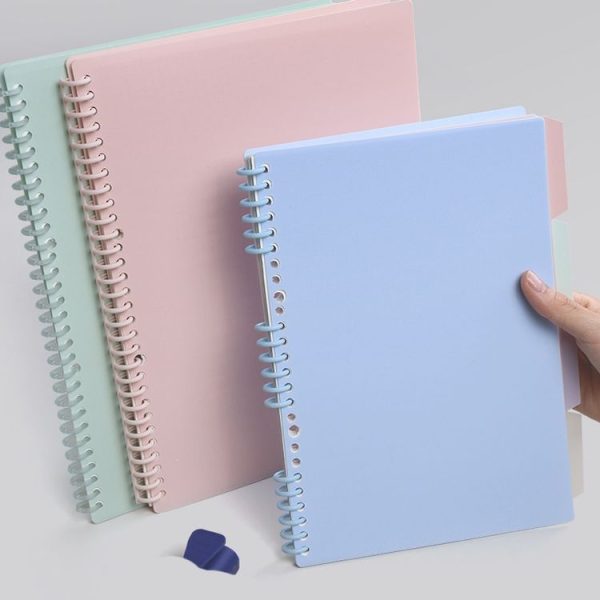 5sets Frosted Loose-Leaf Book Cover DIY Hand Book Cover, Size: B5 (White) - Image 6