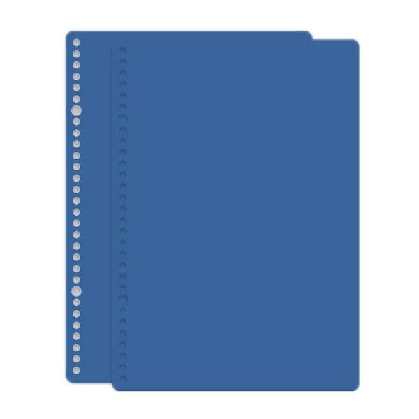 5sets Frosted Loose-Leaf Book Cover DIY Hand Book Cover, Size: A5 (Coral Blue)