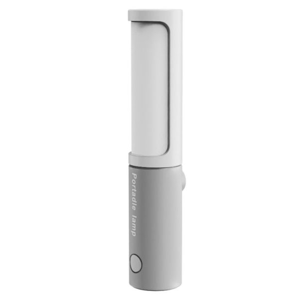 GIVELONG Handheld Mini Magnetic Lamp LED Intelligent Infinity Button Type Desk Lamp (Gray)