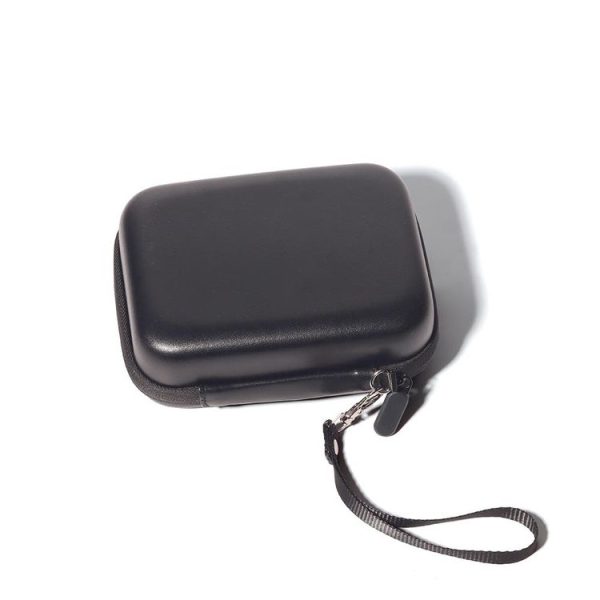 FUJIFILM Instax Mini EVO Link LiPlay PU Leather Camera Bag With Wrist Strap (Black)