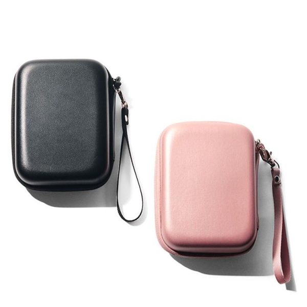 FUJIFILM Instax Mini EVO Link LiPlay PU Leather Camera Bag With Wrist Strap (Black) - Image 2