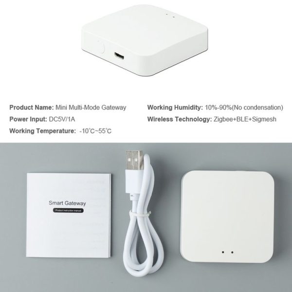 Tuya Intelligent Wireless Gateway Bluetooth Mesh+Zigbee Multimode Network Remote Control Full House Smart Device - Image 9