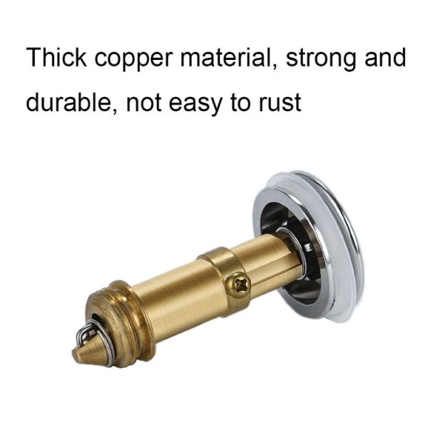 005 Washbasin Bouncing Core Push-type Deodorant Drain Plug, Specification: Cap - Image 5