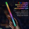 RGB Sound-controlled Rhythmic Response Lights Music Ambient LED Pick-up Lights Plug-in (32 Light+APP Black) - Image 3
