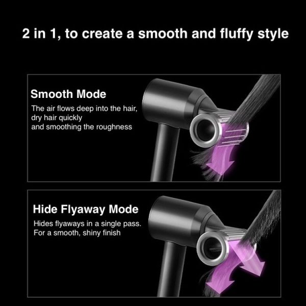 Dyson Hair Dryer Nozzle Smooth Flyaway Attachment (Gray) - Image 7