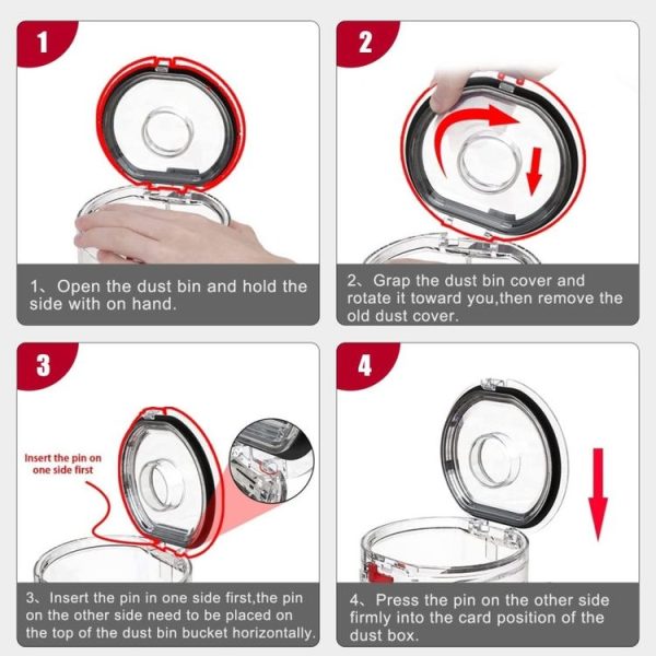 Dyson V7 V8 Dust Bin Base Lid Vacuum Cleaner Replacement Accessories - Image 6