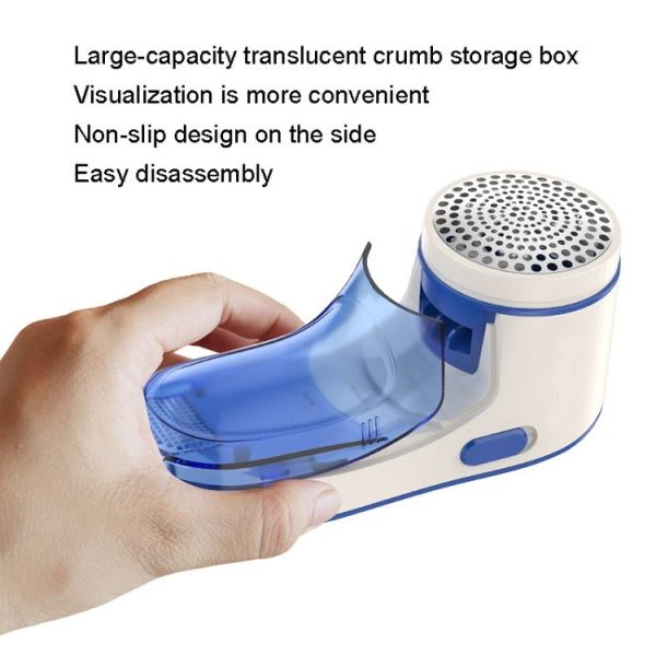 ZG-M22 Charging Hair Ball Trimmer Sweater Coat Deballer (Blue White) - Image 3
