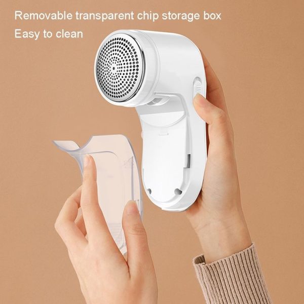 M22 Sweater Deballer Rechargeable Hairball Trimmer (White) - Image 4