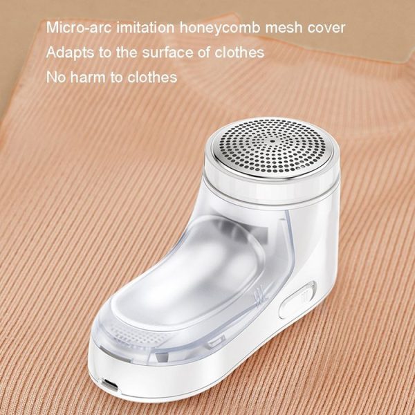 M22 Sweater Deballer Rechargeable Hairball Trimmer (White) - Image 5